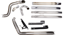 Cobra USA Bad Hombre Dual Exhaust System - Billet Tip - '12-'17 Softail