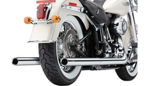 Cobra USA Bad Hombre Dual Exhaust System - Billet Tip - '12-'17 Softail