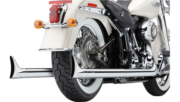Cobra USA Bad Hombre Dual Exhaust System - Fishtail - '12-'17 Softail