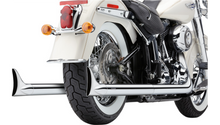 Cobra USA Bad Hombre Dual Exhaust System - Fishtail - '12-'17 Softail