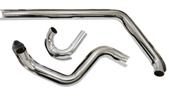 Cobra USA Bad Hombre Dual Exhaust System - Billet Tip - '97-'06 Softail