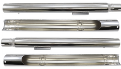 Cobra USA Bad Hombre Dual Exhaust System - Billet Tip - '97-'06 Softail