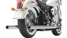 Cobra USA Bad Hombre Dual Exhaust System - Billet Tip - '97-'06 Softail