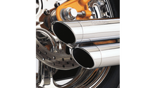 Cobra USA Speedster Slashdown Exhaust - Chrome - '91-'05 Dyna
