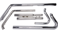 Cobra USA Speedster Slashdown Exhaust - Chrome - Softail