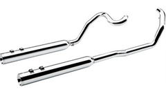 Cobra USA True Dual Headpipes - Chrome - '95-'06 FL