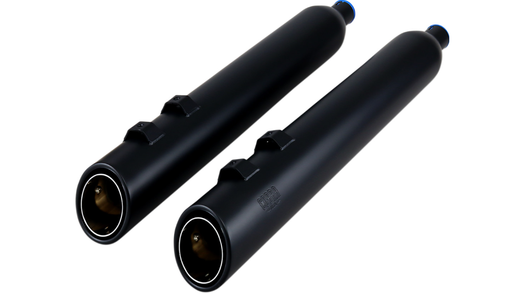 Cobra USA 909 Uppercut Mufflers for '95-'16 FL - Black