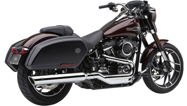 Cobra USA 909 Twin Muffler for FLSB - Chrome - FLSB 18-25