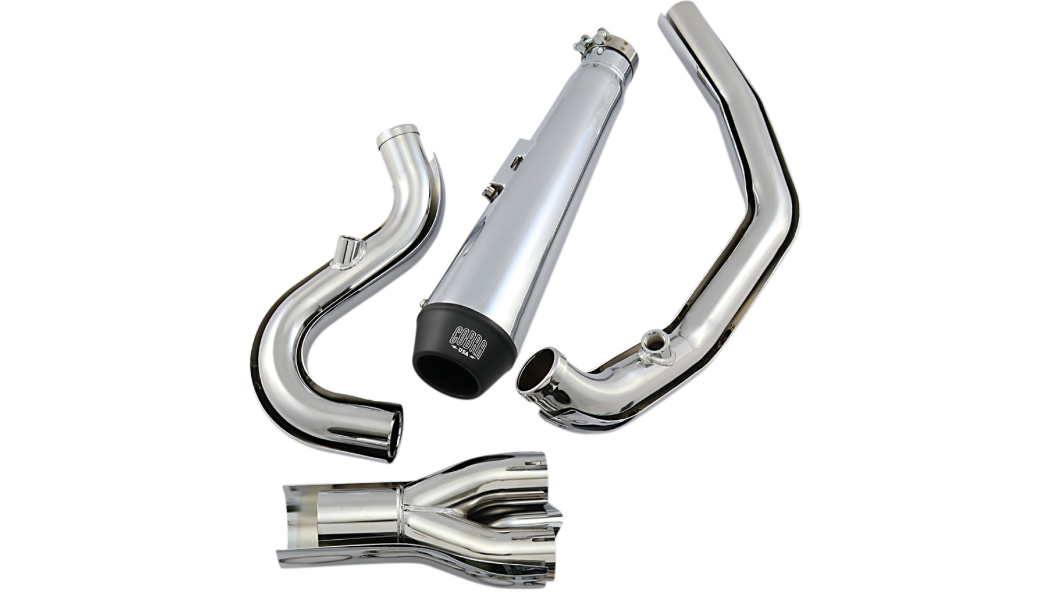 Cobra USA El Diablo Exhaust - Chrome - '07-'11 Softail