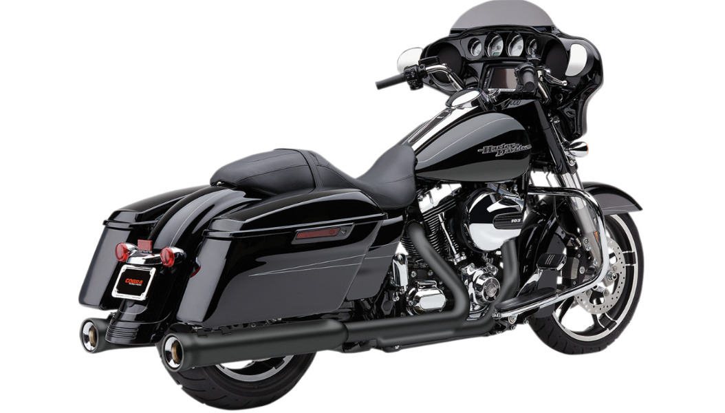 Cobra USA Neighbor Hater Mufflers for '95-'16 Bagger - Black