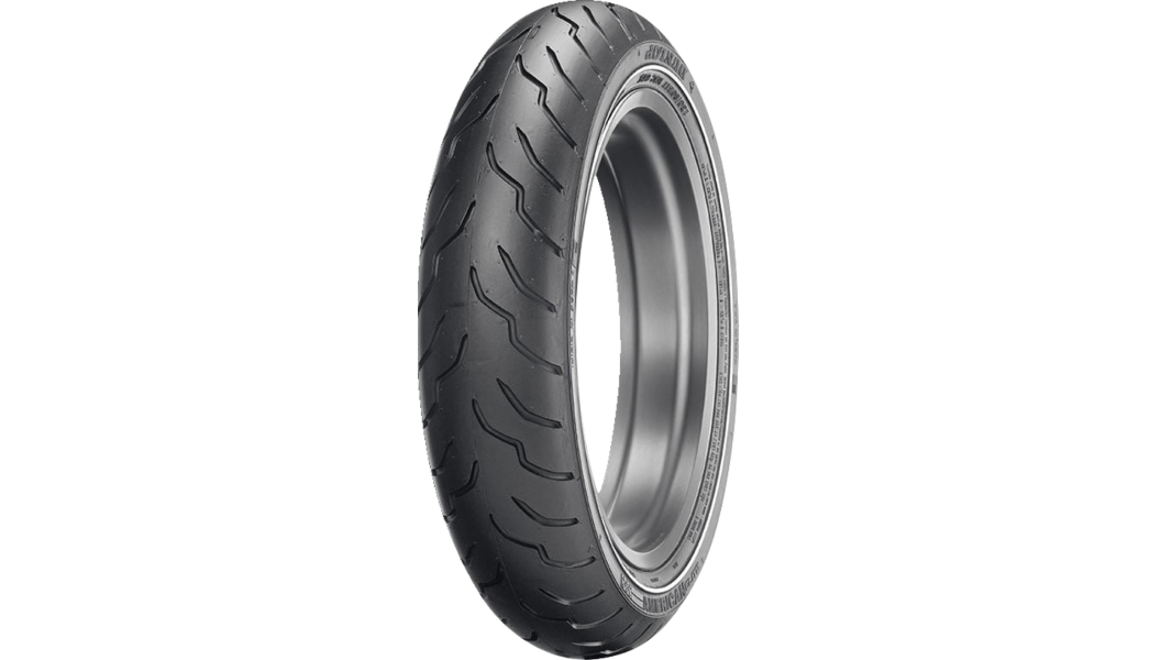 Dunlop American Elite - Front - 130/80B17 - Narrow Whitewall - 65H