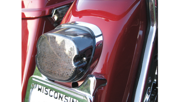 Drag Specialties Taillight - Bottom Tag Light - Smoke