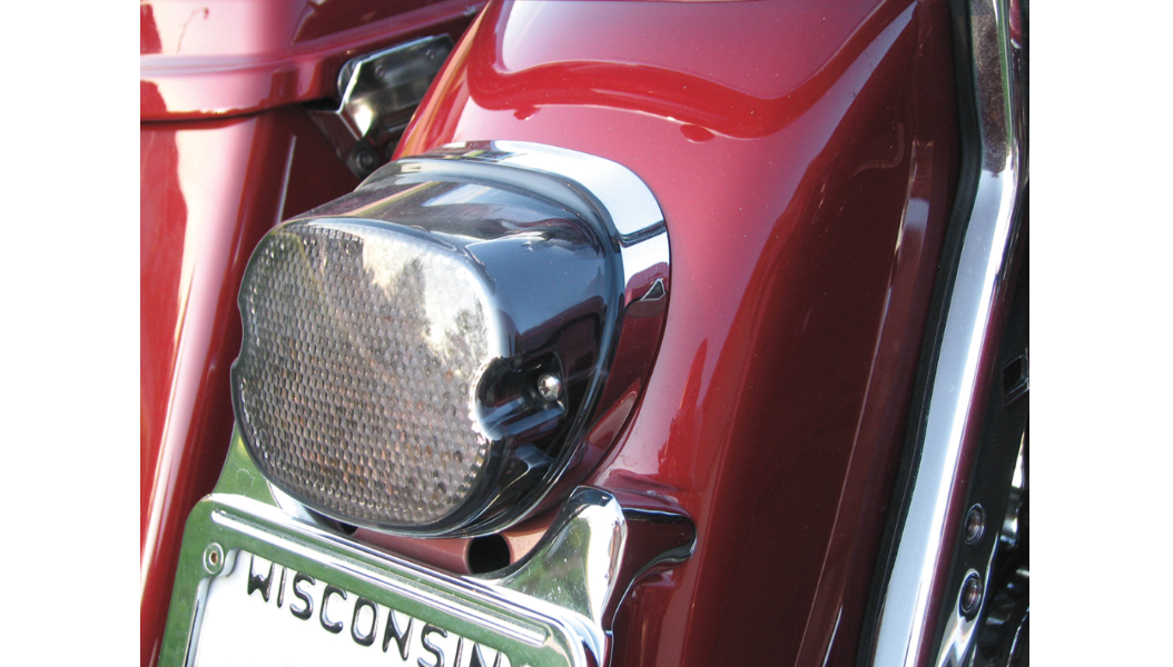 Drag Specialties Taillight - Bottom Tag Light - Smoke