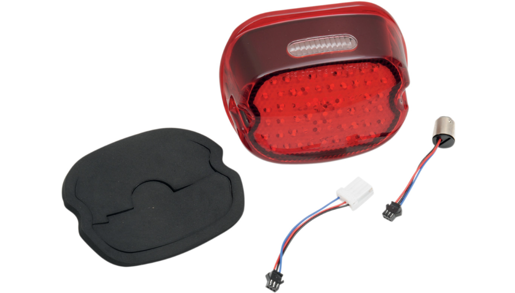 Drag Specialties Taillight - Top Tag Light - Red