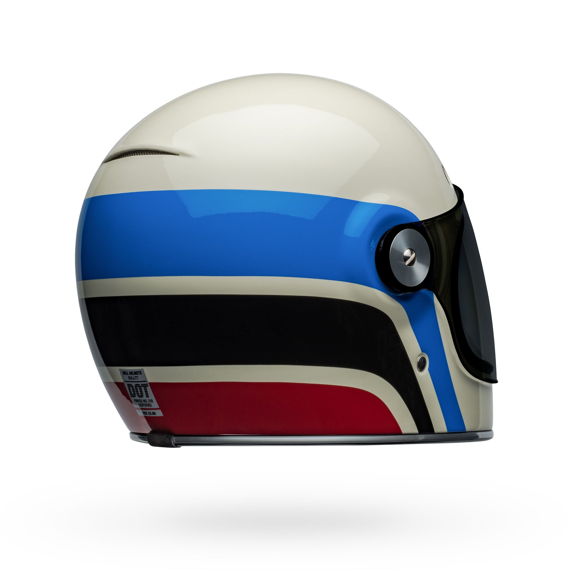 Bell Bullitt Speedway Gloss Vintage White/Blue Helmets