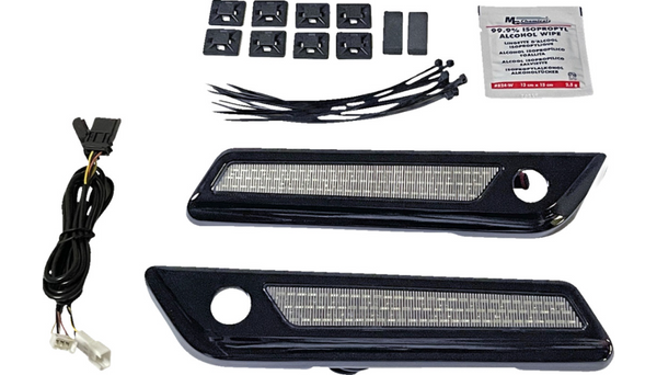 Custom Dynamics Saddlebag Led Latch Light - Smoke/Black
