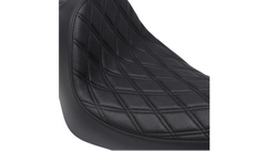 Drag Specialties Predator III Seat - Double Diamond - Black Stitching - 'XL 04-'22