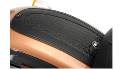 Drag Specialties Fender Skin - Embossed Faux Gator Leather Center (15")