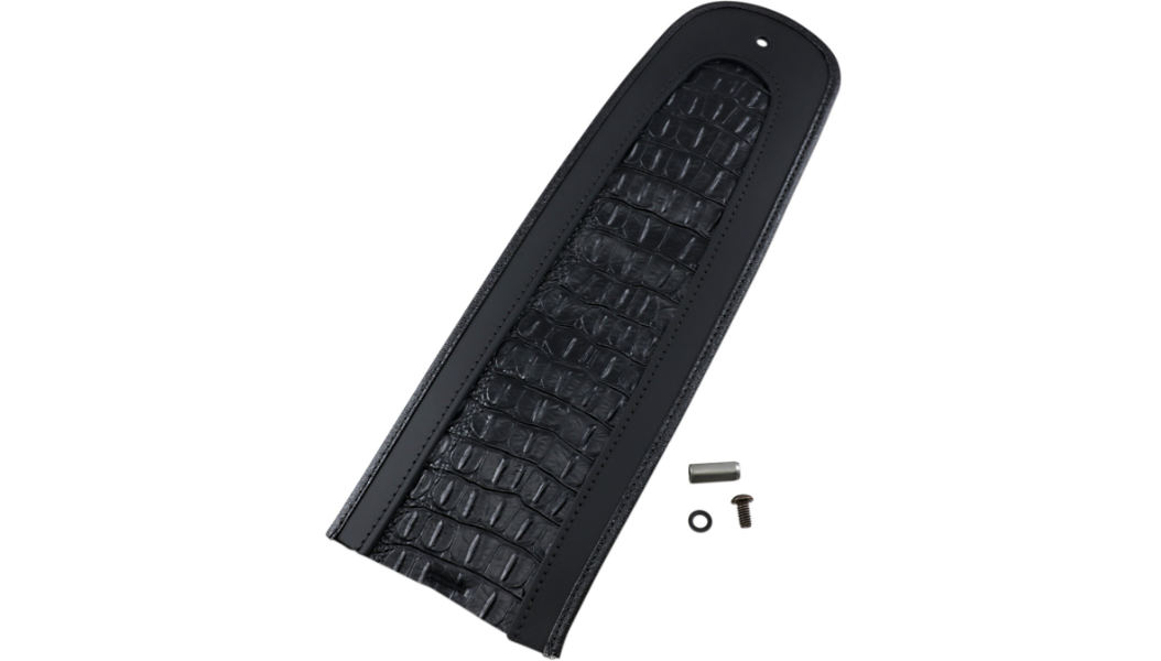 Drag Specialties Fender Skin - Embossed Faux Gator Leather Center (15")