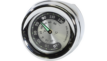 Drag Specialties Handlebar Mount Thermometer - Chrome - For 1.25" Bar