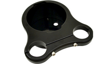 Drag Specialties 1.25" T-Bar Single Gauge Mount - Gloss Black - For '00-'20 OEM Style Gauges