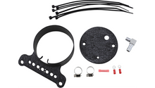 Drag Specialties Single Gauge Bracket - Wrinkle Black