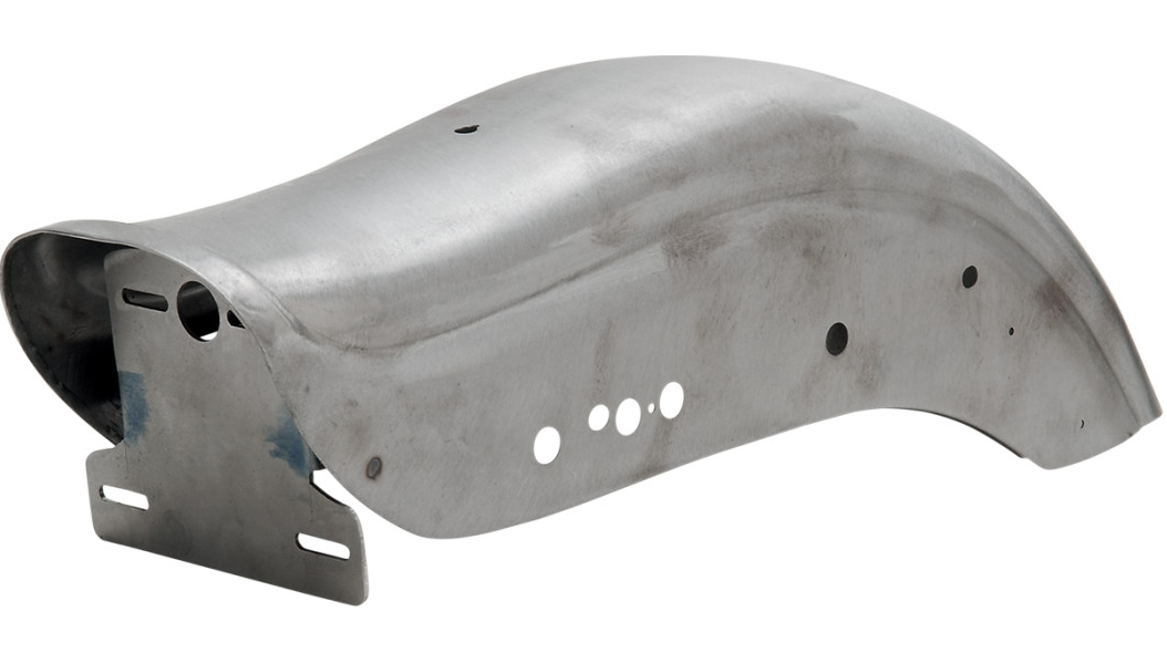 Drag Specialties Fat Bob Rear Fender - Drilled - Raw