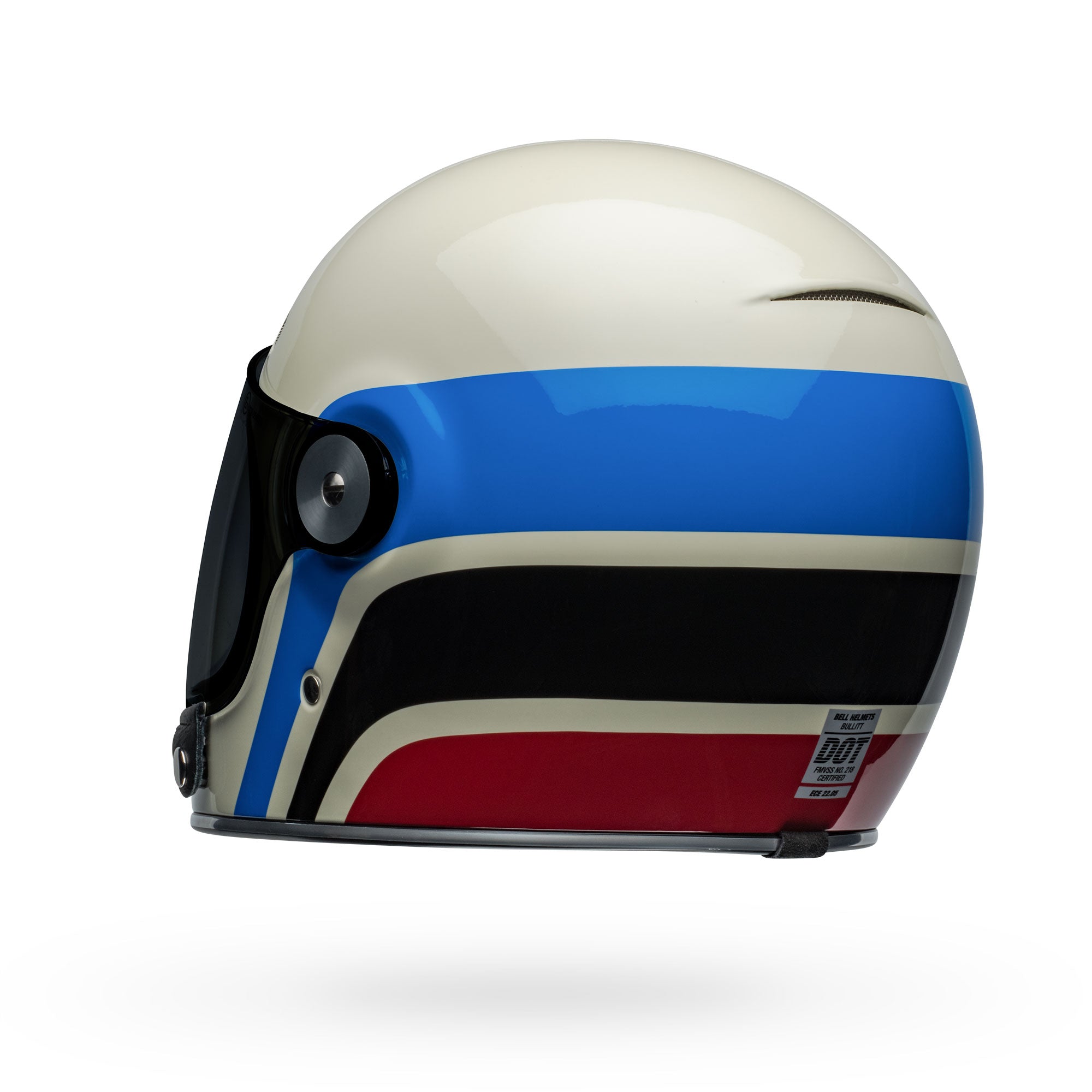 Bell Bullitt Speedway Gloss Vintage White/Blue Helmets