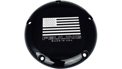 Feuling Parts American Derby Cover - Black - Twin Cam