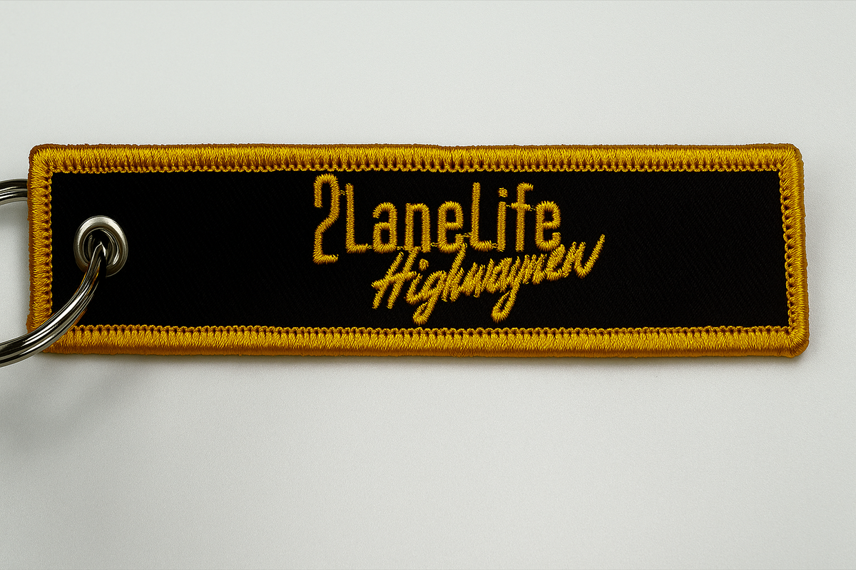 2LaneLife Flight Tag Key Chain