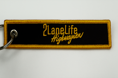 2LaneLife Flight Tag Key Chain