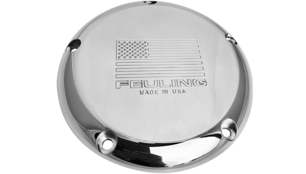 Feuling Parts American Derby Cover - Polished - Twin Cam
