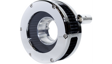 Feuling Parts BA Slim Air Cleaner Kit - Chrome/Clear - Black Filter - '93-'99 EVO Big Twin
