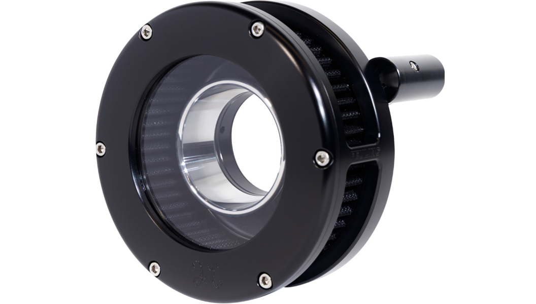 Feuling Parts BA Slim Air Cleaner Kit - Black/Clear - Black Filter - '93-'99 EVO Big Twin