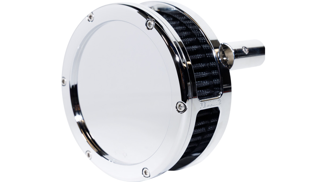 Feuling Parts BA Slim Air Cleaner Kit - Chrome - Black Filter - '93-'99 EVO Big Twin