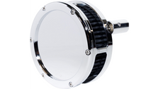 Feuling Parts BA Slim Air Cleaner Kit - Chrome - Black Filter - '93-'99 EVO Big Twin