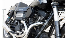 Feuling Parts BA Slim Air Cleaner Kit - Black - Black Filter - Twin Cam