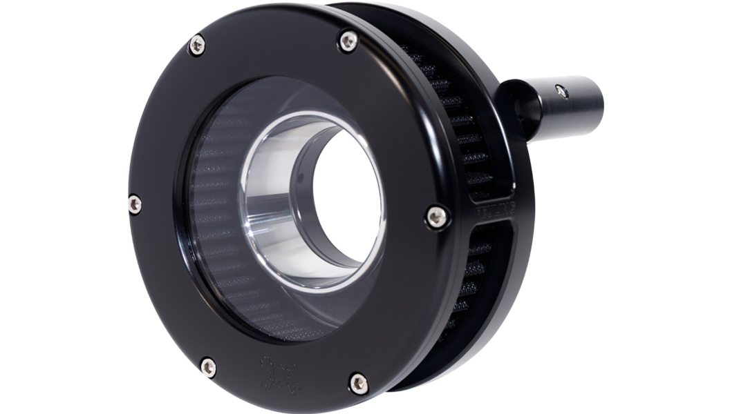 Feuling Parts BA Slim Air Cleaner Kit - Black/Clear - Black Filter - Twin Cam