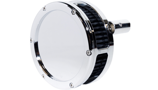 Feuling Parts BA Slim Air Cleaner Kit - Chrome - Black Filter - Twin Cam