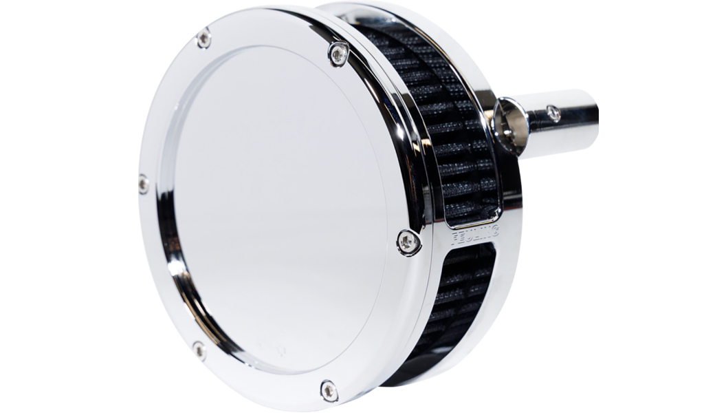 Feuling Parts BA Slim Air Cleaner Kit - Chrome - Black Filter - Twin Cam