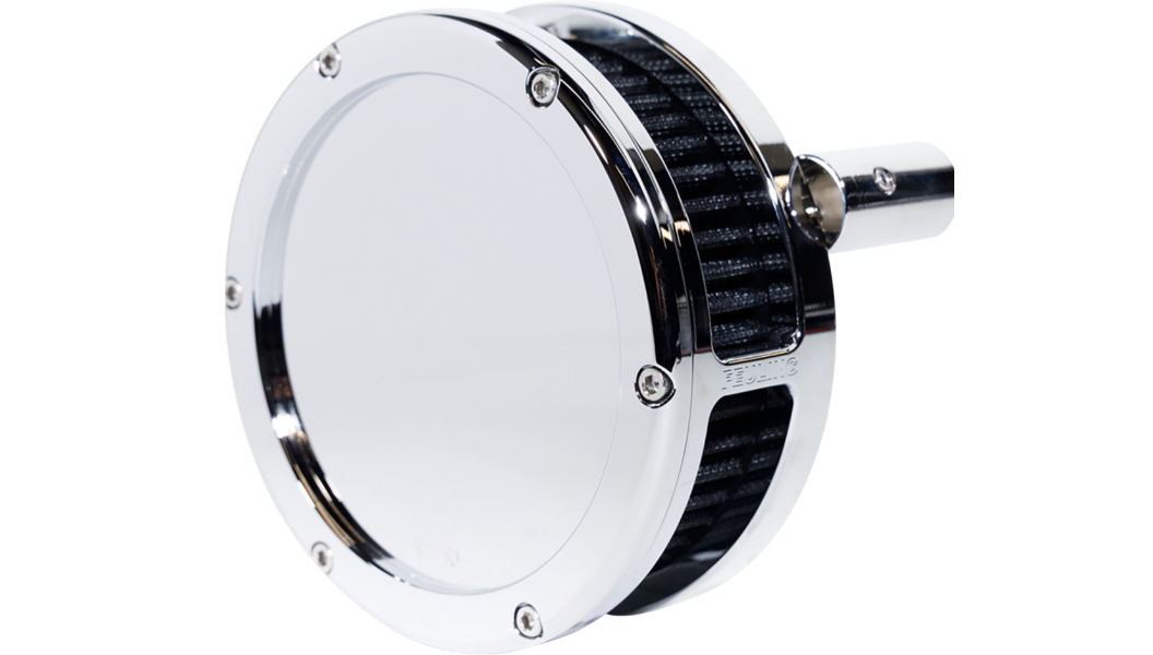 Feuling Parts BA Slim Air Cleaner Kit - Chrome - Black Filter - '08-'17 Twin Cam