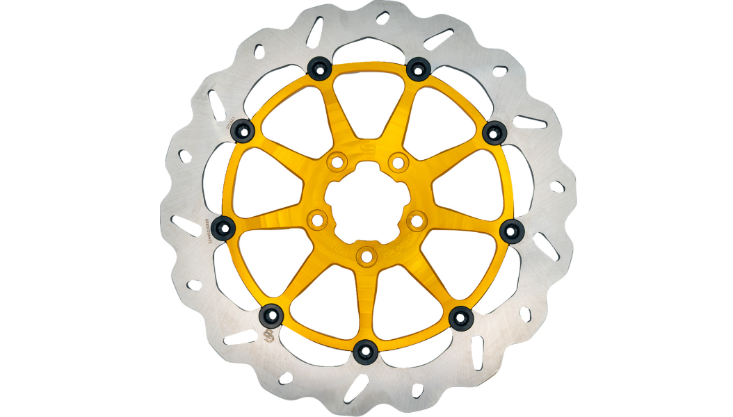 GBRAKES Brake Rotor - Front - Gold