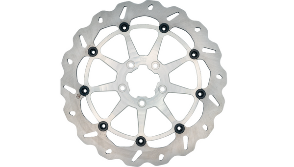 GBRAKES Wave® Brake Rotors - Front - Silver