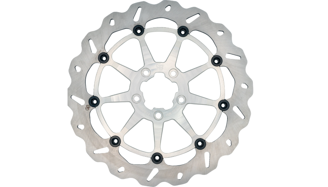 GBRAKES Wave® Brake Rotors - Front - Silver