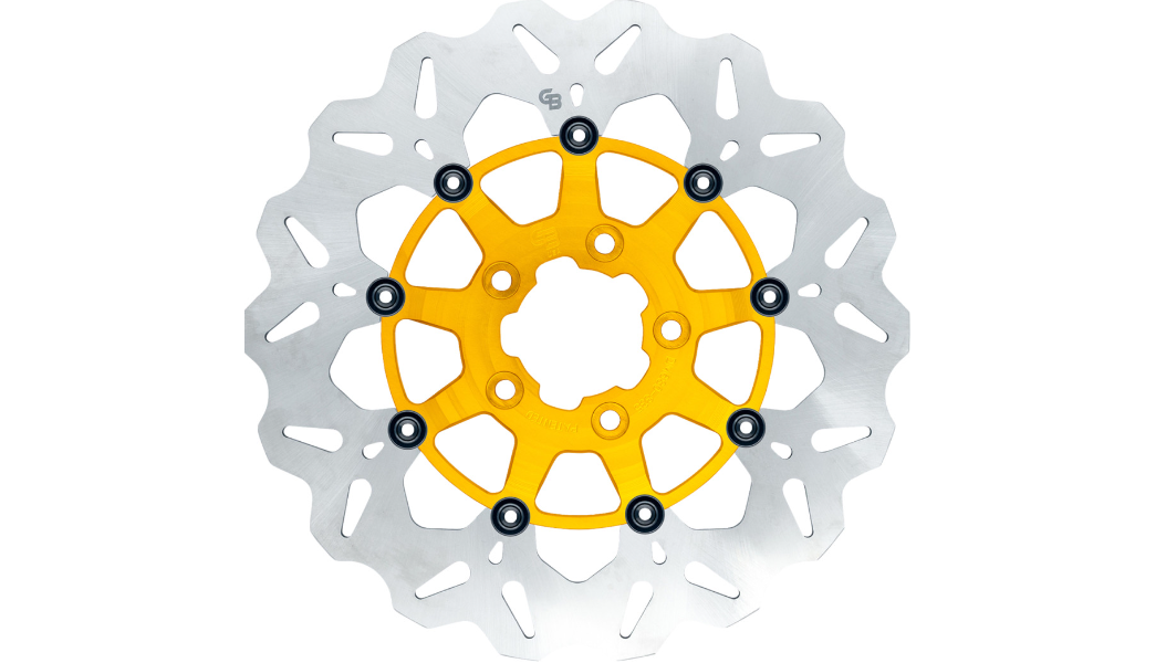 GBRAKES Wave® Brake Rotors - Rear - Gold