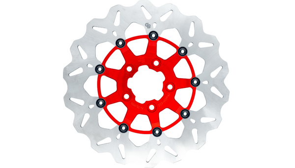 GBRAKES Brake Rotor - Rear - Red