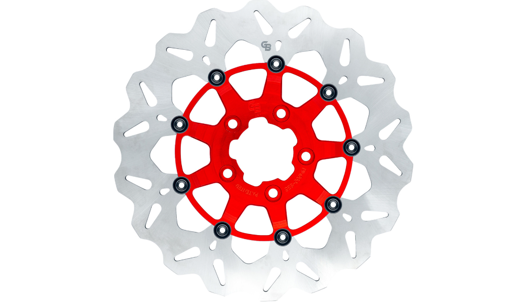 GBRAKES Brake Rotor - Rear - Red