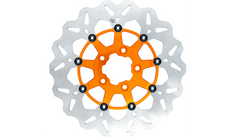 GBRAKES Brake Rotor - Rear - Orange