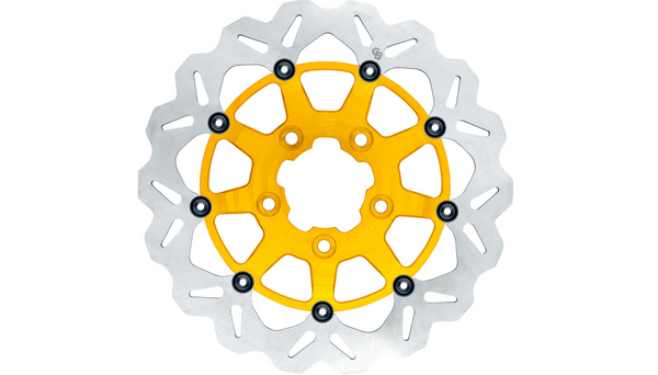 GBRAKES Oversize Wave® Brake Rotor - Front - 13" - Gold