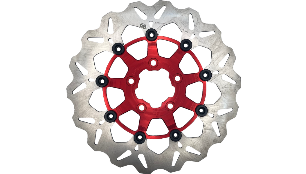 GBRAKES Wave® Brake Rotor - Front - Red